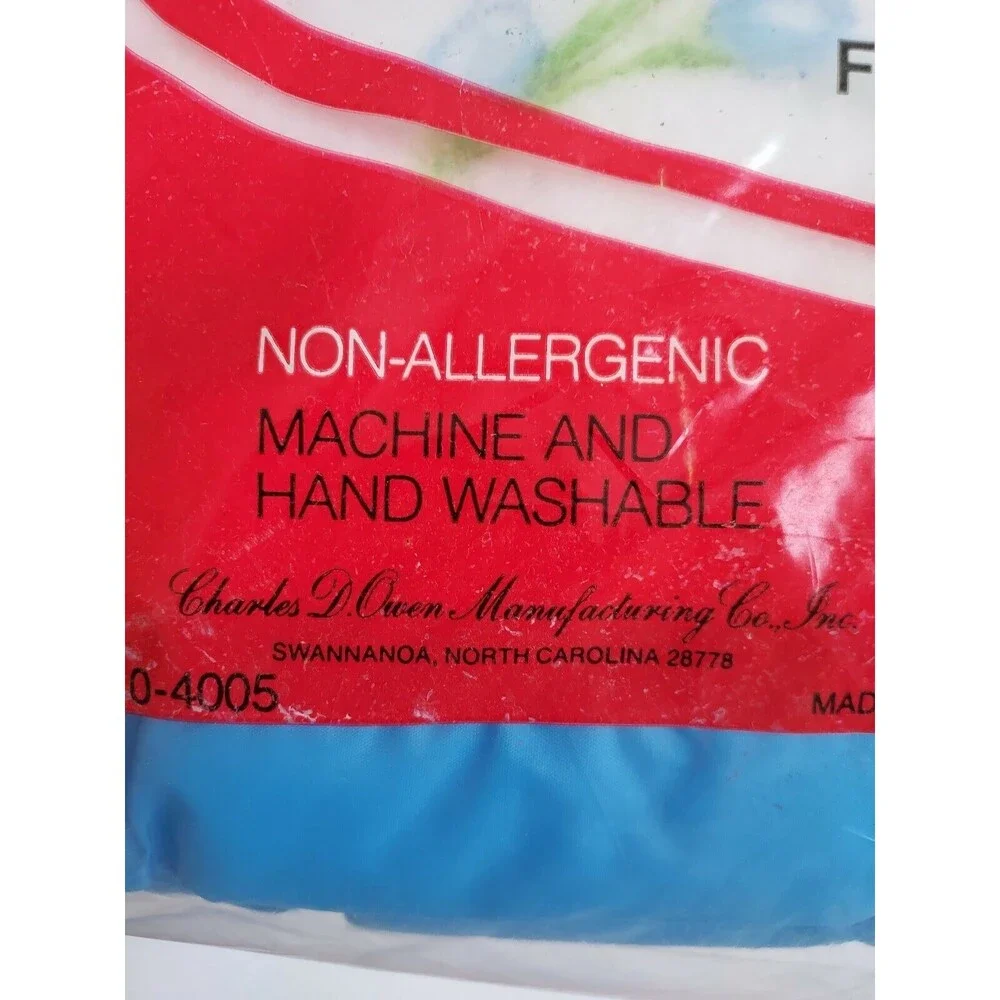 NIP Vintage MCM Blue Whispering Willow 72x90 Twin Full Sealed Unopened Blanket